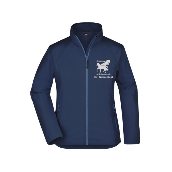 Beidseitiger Stick - Ladies' Softshell Jacket Miniaturansicht